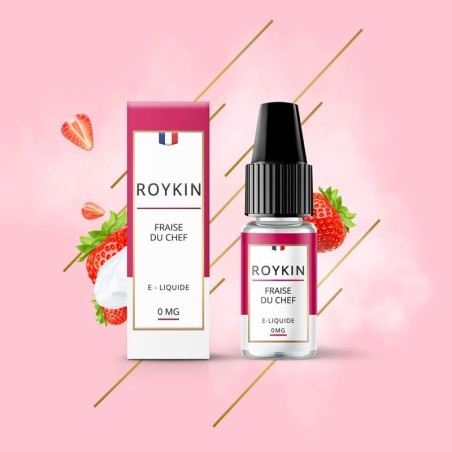 E-Liquide  - New Roykin- Fraise du chef