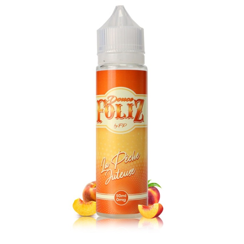 E-liquide 50ml  Flavour Power La Peche Juteuse  0mg