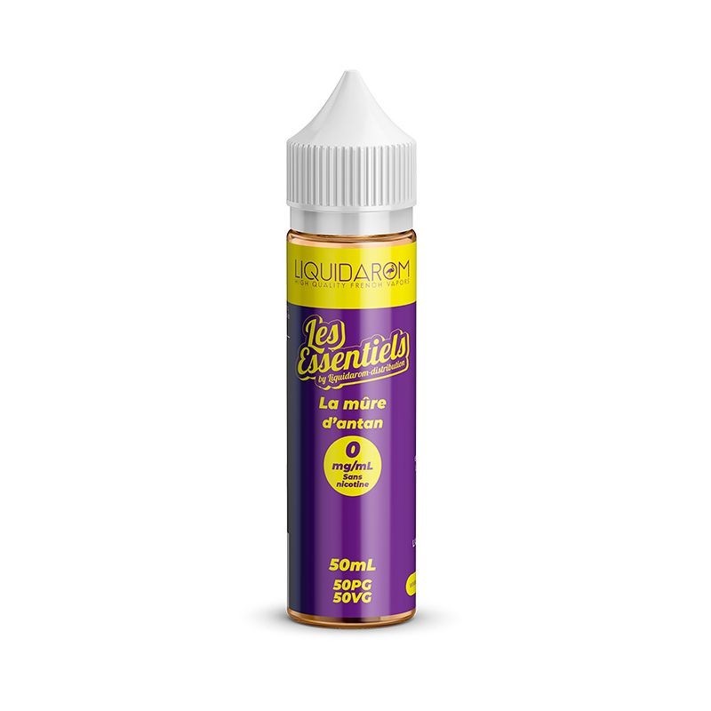 E-Liquide 50ml Essentiel La mûre d'antan