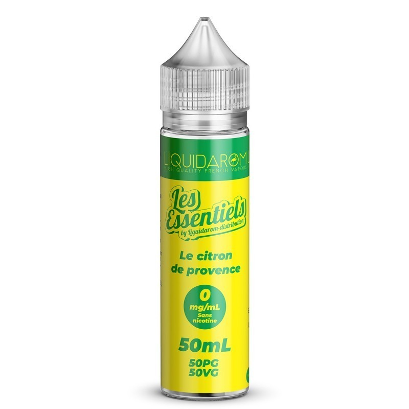 E-Liquide 50ml Essentiel Citron de Provence