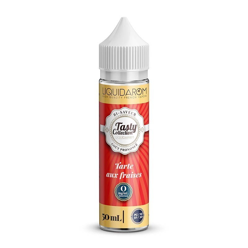 E-Liquide 50ml Tasty Tarte aux Fraises