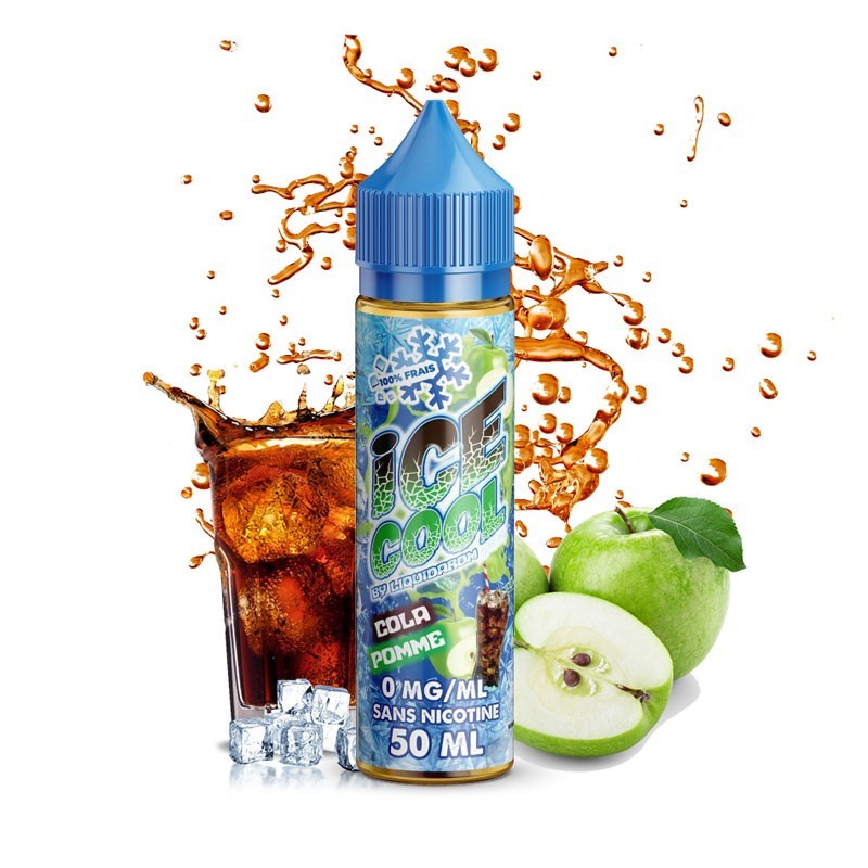 E-Liquide 50ml ICE COOL Cola Pomme