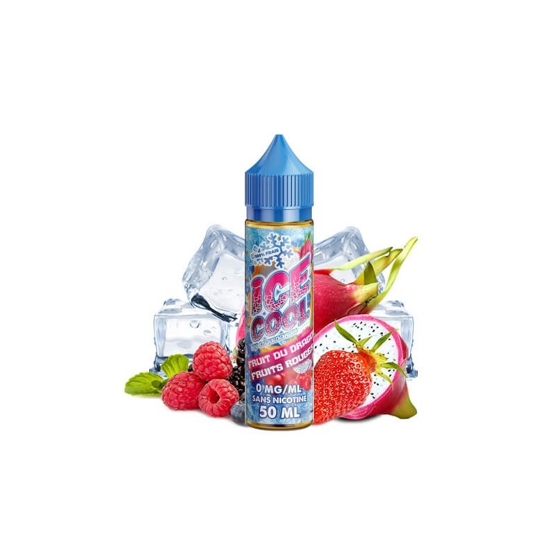 E-Liquide 50ml ICE COOL Fruit du dragon fruit rouge