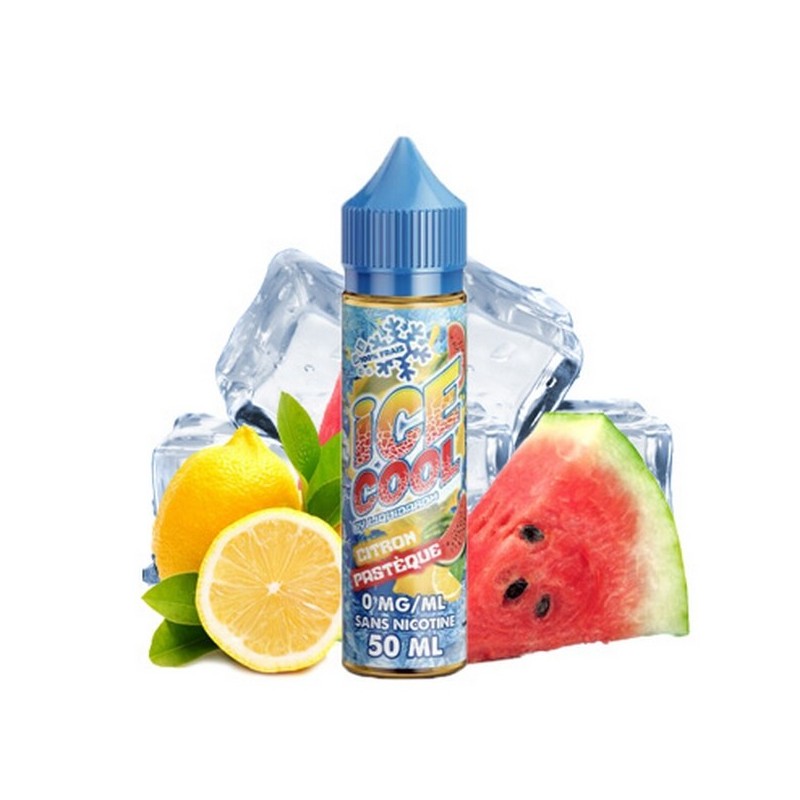 E-Liquide 50ml ICE COOL Citron Pastèque