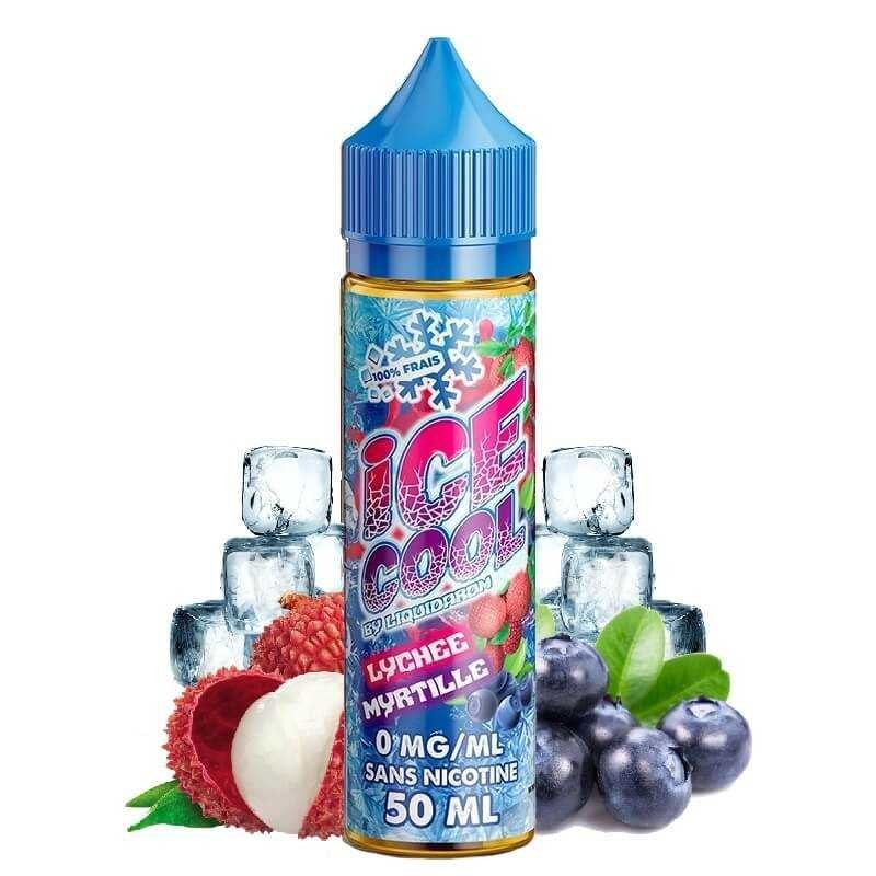 E-Liquide 50ml ICE COOL Lychee Myrtille