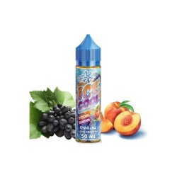 E-Liquide 50ml ICE COOL Pêche Raisin