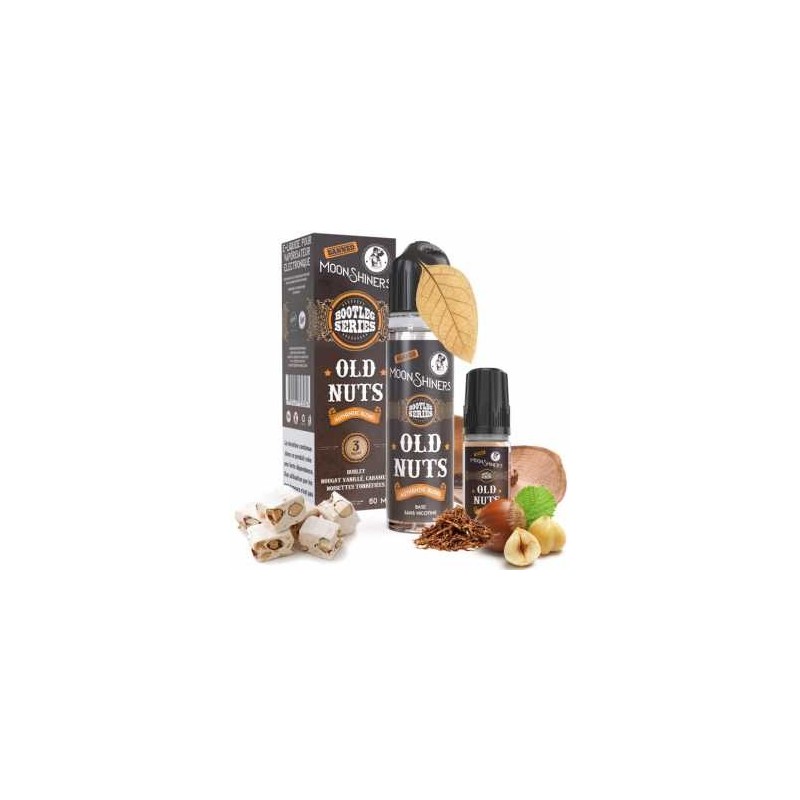 E-Liquide 50ml Old Nuts authentic + Booster 3mg