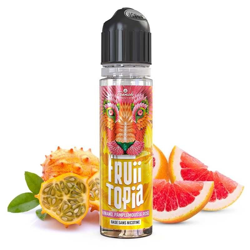 E-Liquide 50ml Lips Fruii topia Kiwano Pamplemousse rose