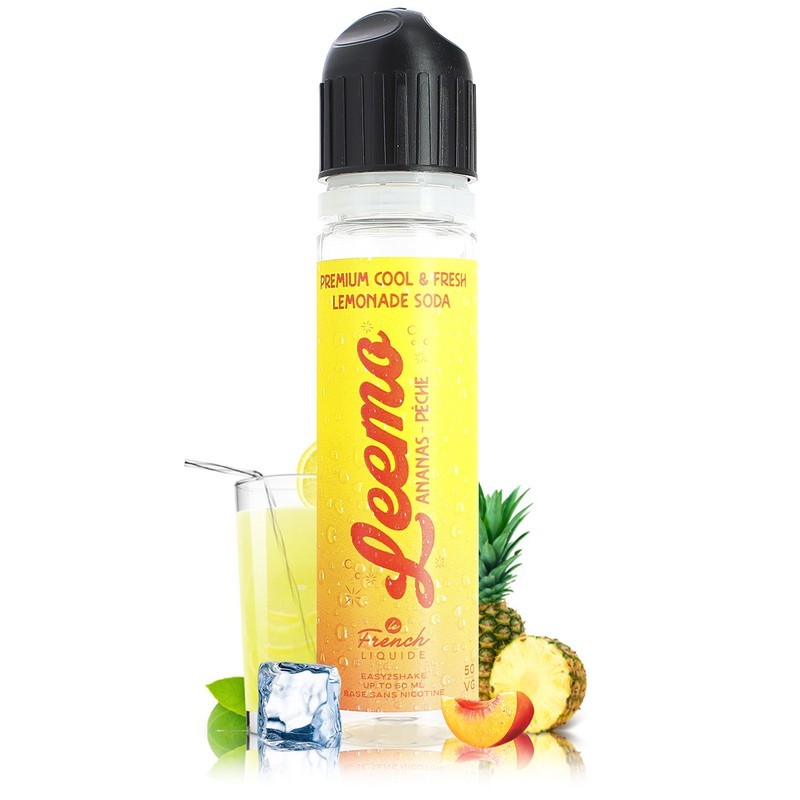 E-Liquide 50ml Leemo Ananas pêche