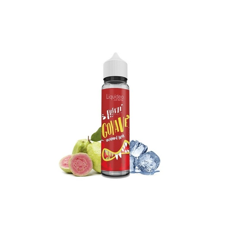 E-Liquide 50ml Liquideo Freeze Pomme/Goyave 0mg