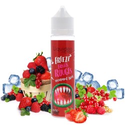 E-Liquide 50ml Liquideo Freeze Fruits Rouges 0mg