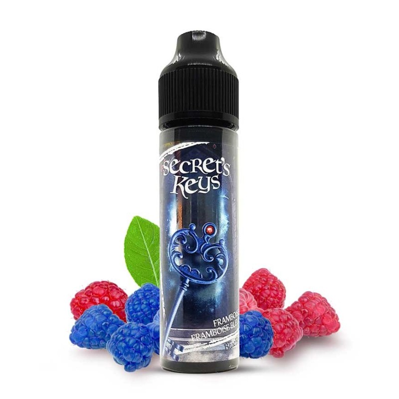 E-Liquide 50ml SECRET'KEYS Framboise Bleue