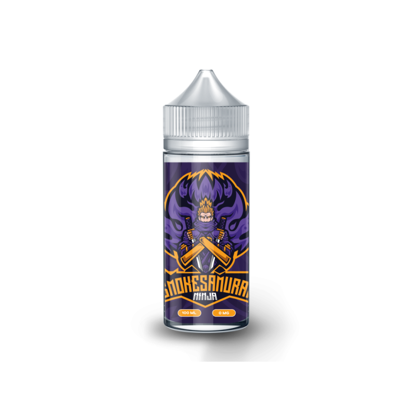 E-liquide 50ml Ninja smokesamurai cassis fruits rouges melon